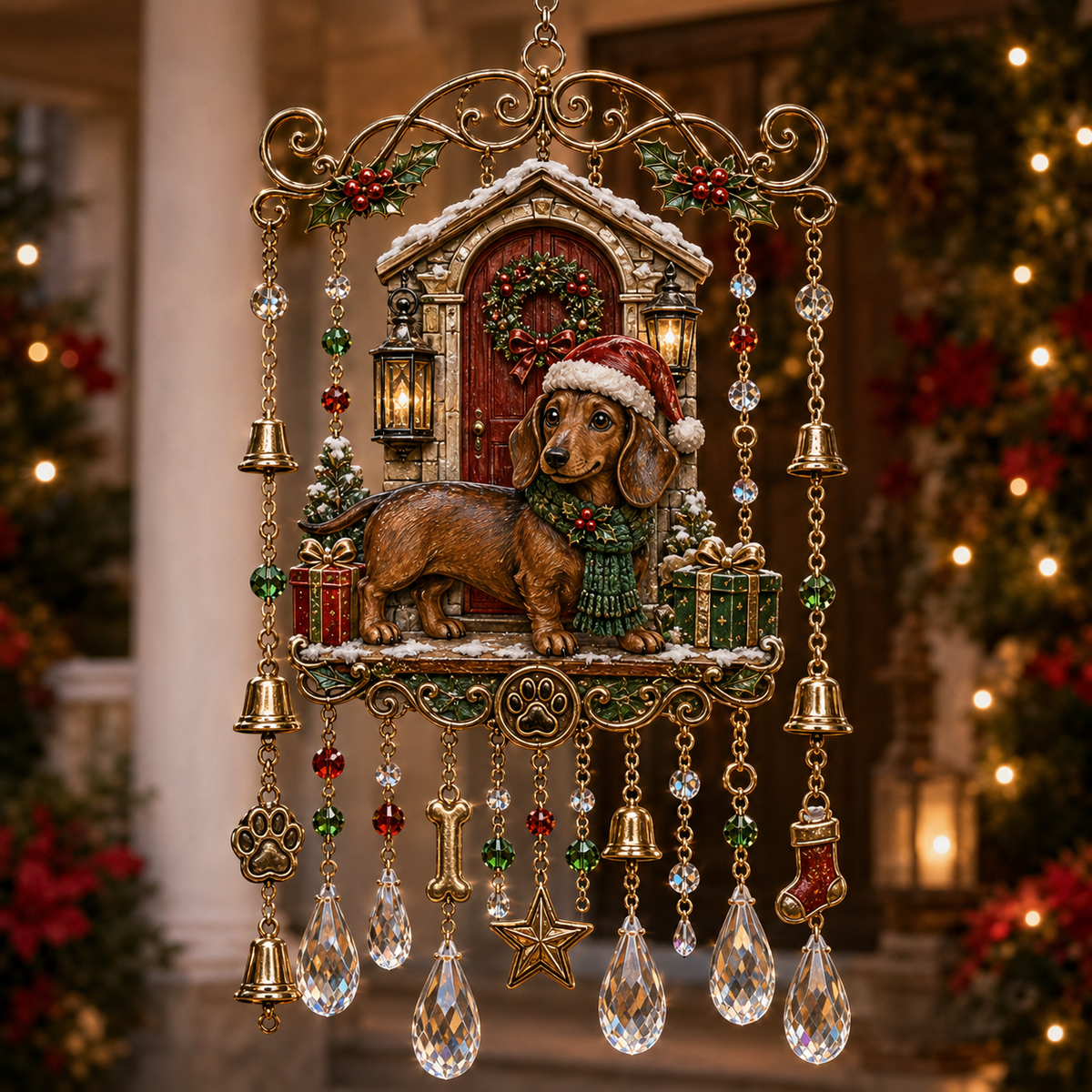 ๐ 51% OFF โ Sparkling Crystal Christmas Wind Chime | Magical Holiday Decor