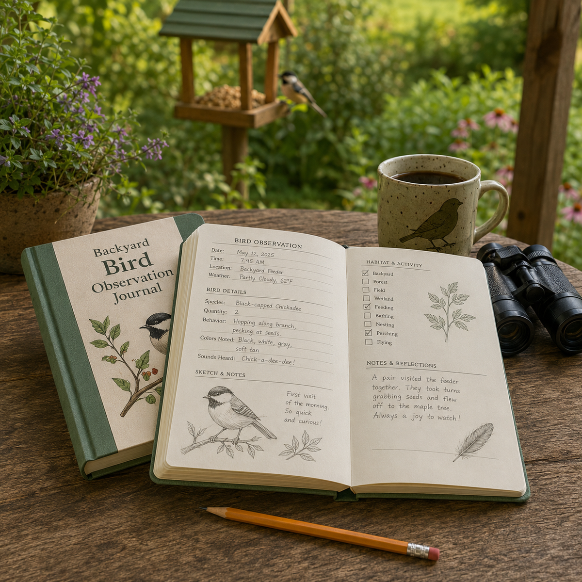 Backyard Bird Observation Journal