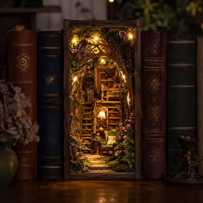 Enchanted Forest Library Book Nook Kit