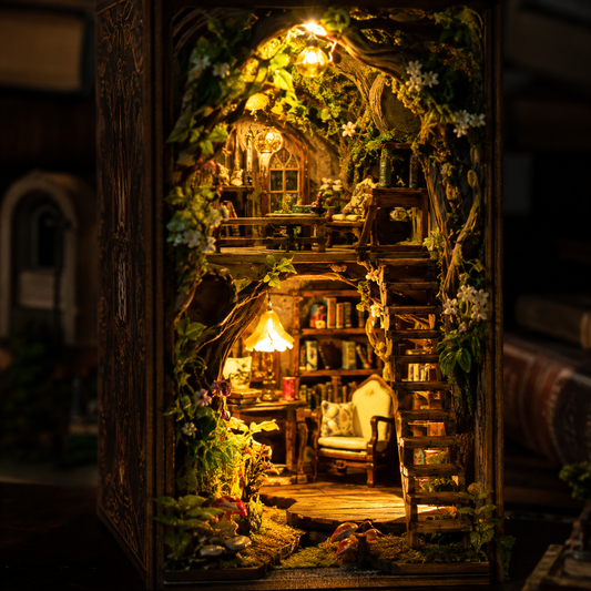 Enchanted Forest Library Book Nook Kit