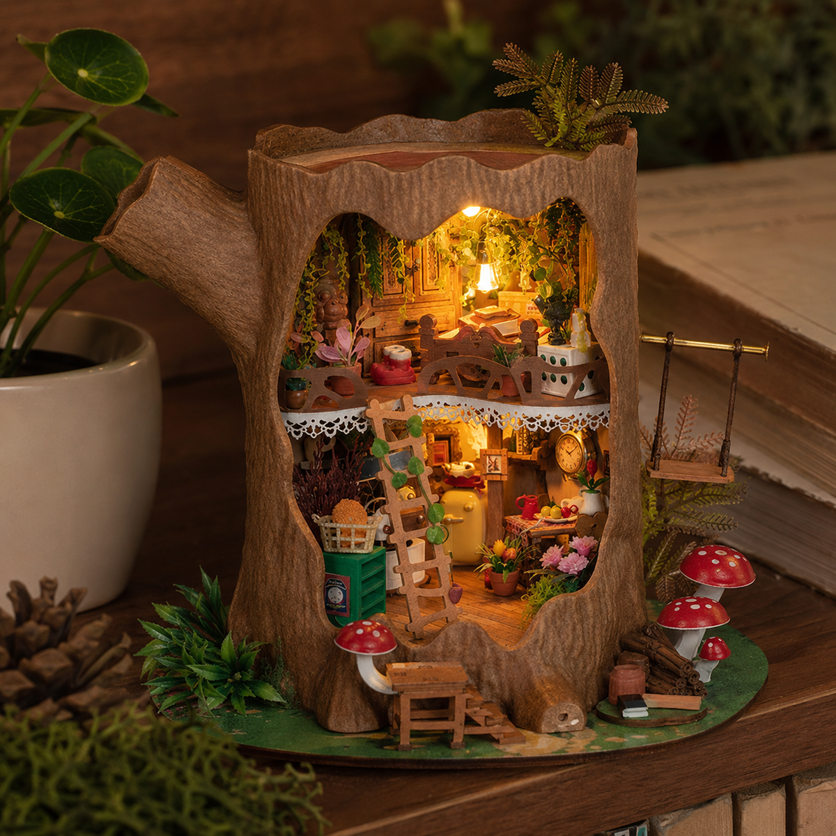 Fairytale Tree House DIY Miniature House