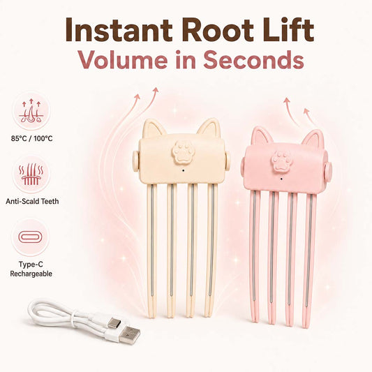 Cordless Heated Crown Volumizer — Make Flat Hair Look Fuller