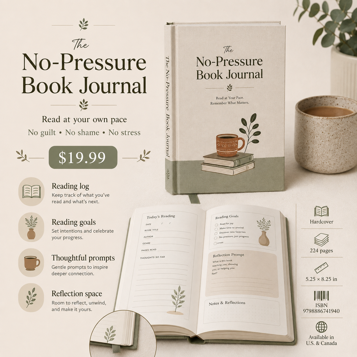Read at your own pace. Enjoy books without turning reading into another task.