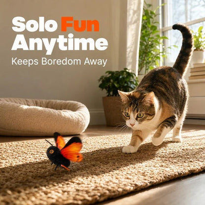 Smart Sensing Automatic Flapping Butterfly Cat Toy