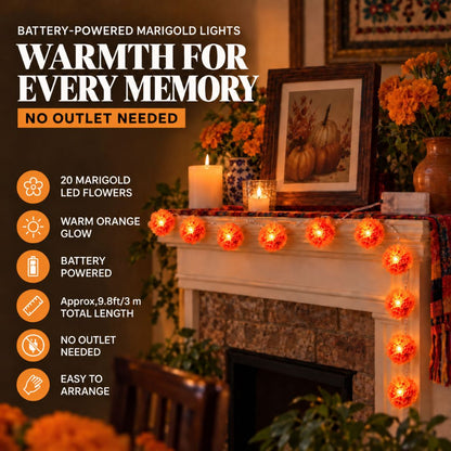 Marigold LED Ofrenda & Memorial Lights