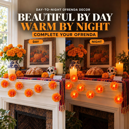 Marigold LED Ofrenda & Memorial Lights
