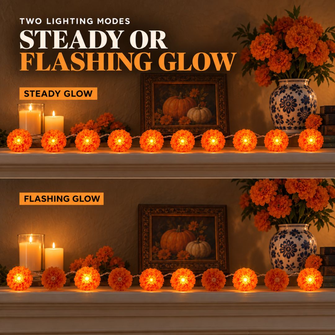 Marigold LED Ofrenda & Memorial Lights